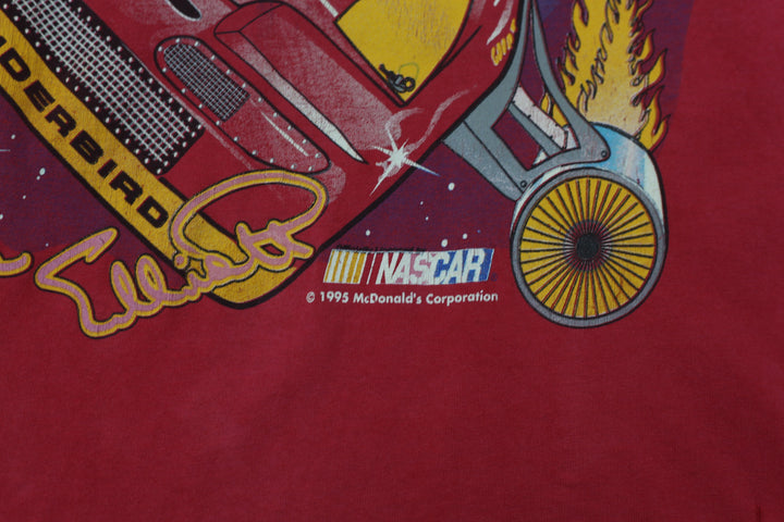 Vintage Hunter Sportswear 90s Bill Elliott Georgia Rocket Man Nascar Mcdonalds T-Shirts Single Stitch Made in | Fashion Rerun