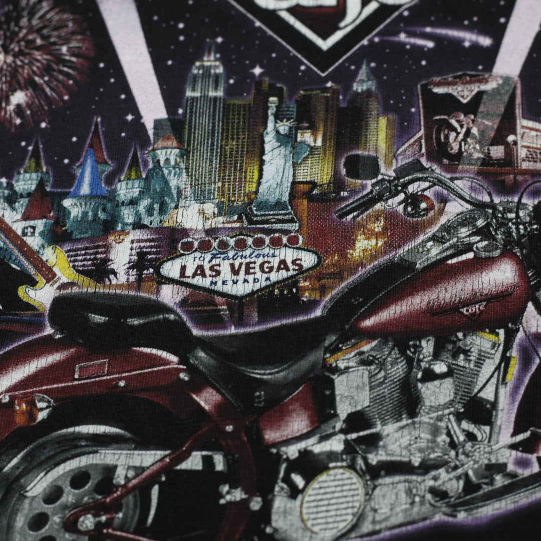 Vintage 90s Harley Davidson Cafe Las Vegas T-Shirt Size XXL