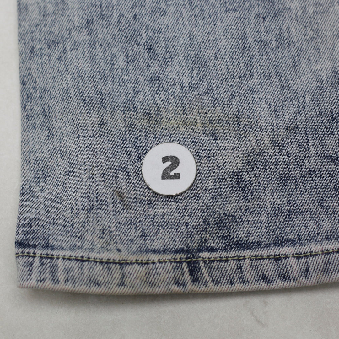 Ladies Candies Bootcut Distressed Acid Wash Denim Jeans Size 30