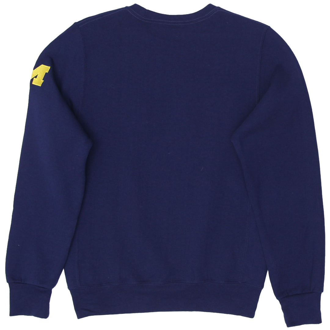Mens Russell Athletic Michigan Navy Sweatshirt