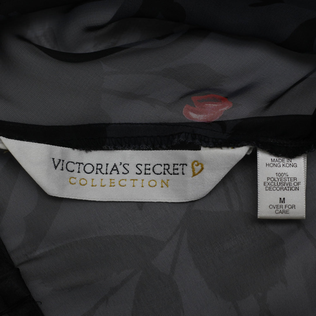 Y2K Ladies Victorias Secret Sheer Floral Slip Strappy Dress Size M