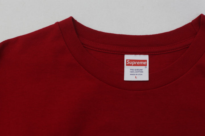 Mens Supreme Pitbull Red Crewneck T-Shirt