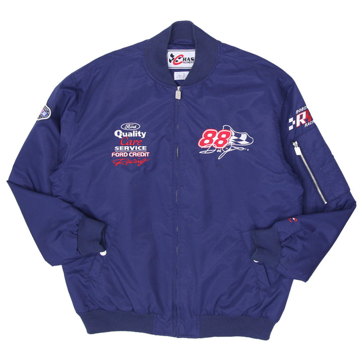 Vintage Dale Jarrett Nascar Coat Ford #88 Robert Yates Racing
