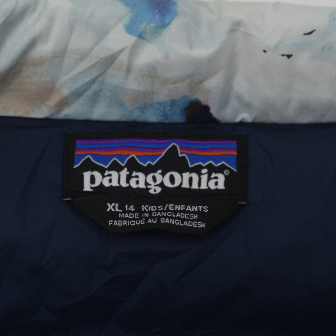 Girls Patagonia Full Zip Floral Lightweight Puffer Jacket - Fashion Rerun Vintage Migration_Jacket