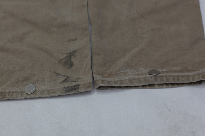 Mens Carhartt BO1 BRN Double Knee Dungaree Fit Pants