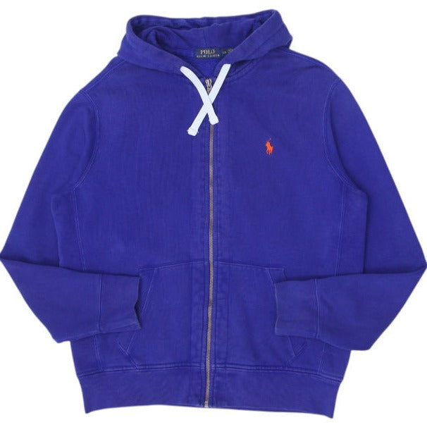 Mens Polo Ralph Lauren Blue Full Zip Hoodie L | Migration_Hoodies | Fashion Rerun
