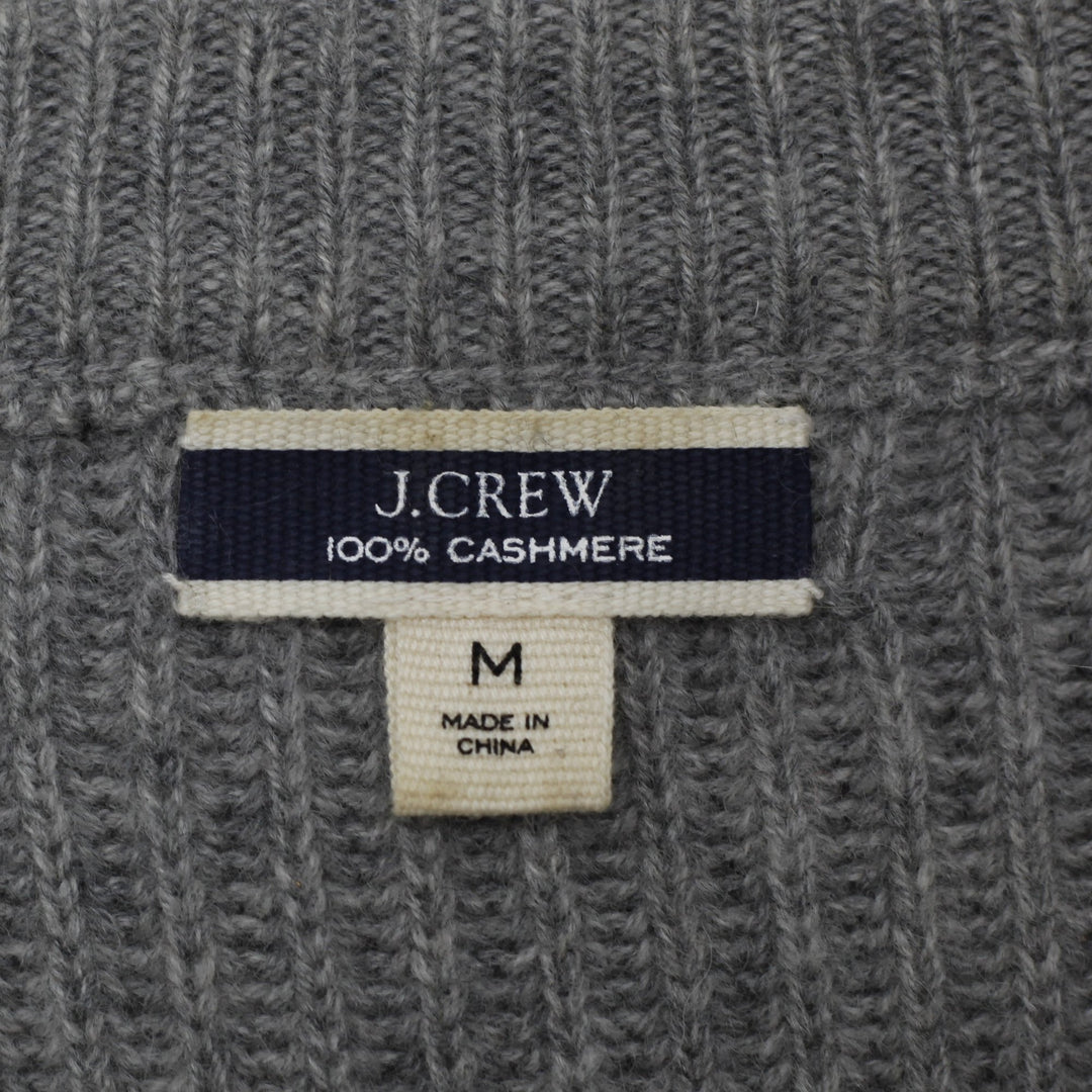 Mens J. Crew Sweater 100% Cashmere Ribbed Knitwear Sweater