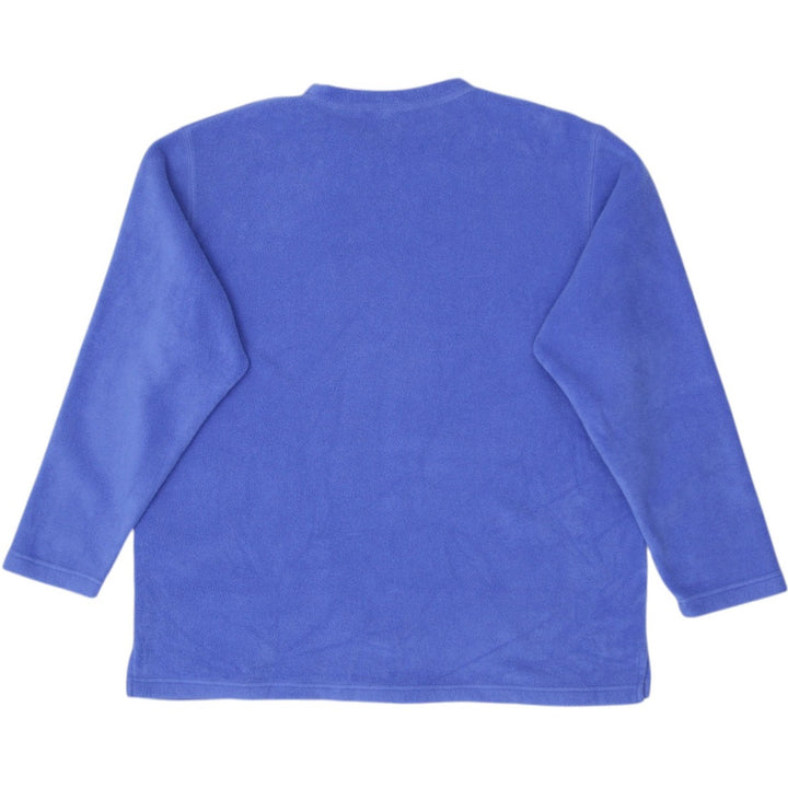 Vintage Blue Fleece Warner Bros. Looney Tunes Tweety Bird Sweater Size XL | Migration_Fleece - Side View | Fashion Rerun
