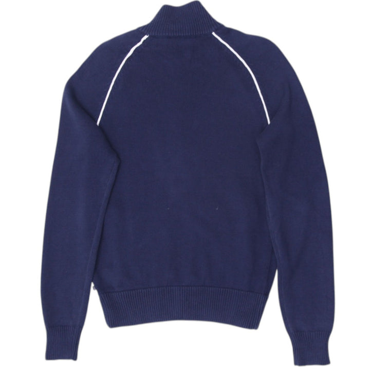 Vintage Ladies Polo Jeans Co. Navy Full Zip Cotton Jacket L | Migration_Jackets - Side View | Fashion Rerun