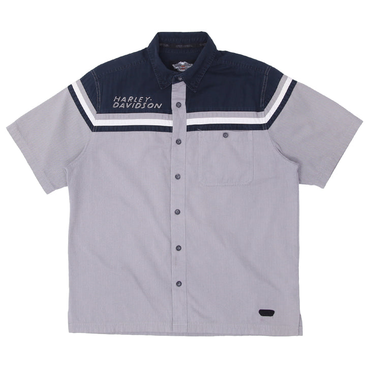 Mens Harley Davidson Motorclothes Short Sleeve Shirt - Fashion Rerun Vintage Migration_Shirt