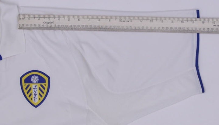 Vintage Nike Strongbow Leeds United Home Football White Jersey