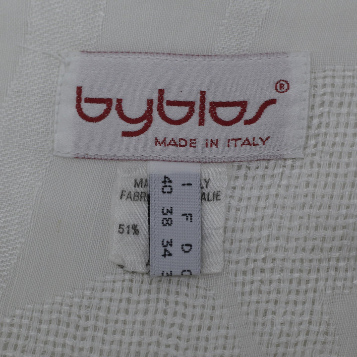 Y2K Ladies Byblos Pleated Yoke Flare Maxi Midi Skirt Size 8