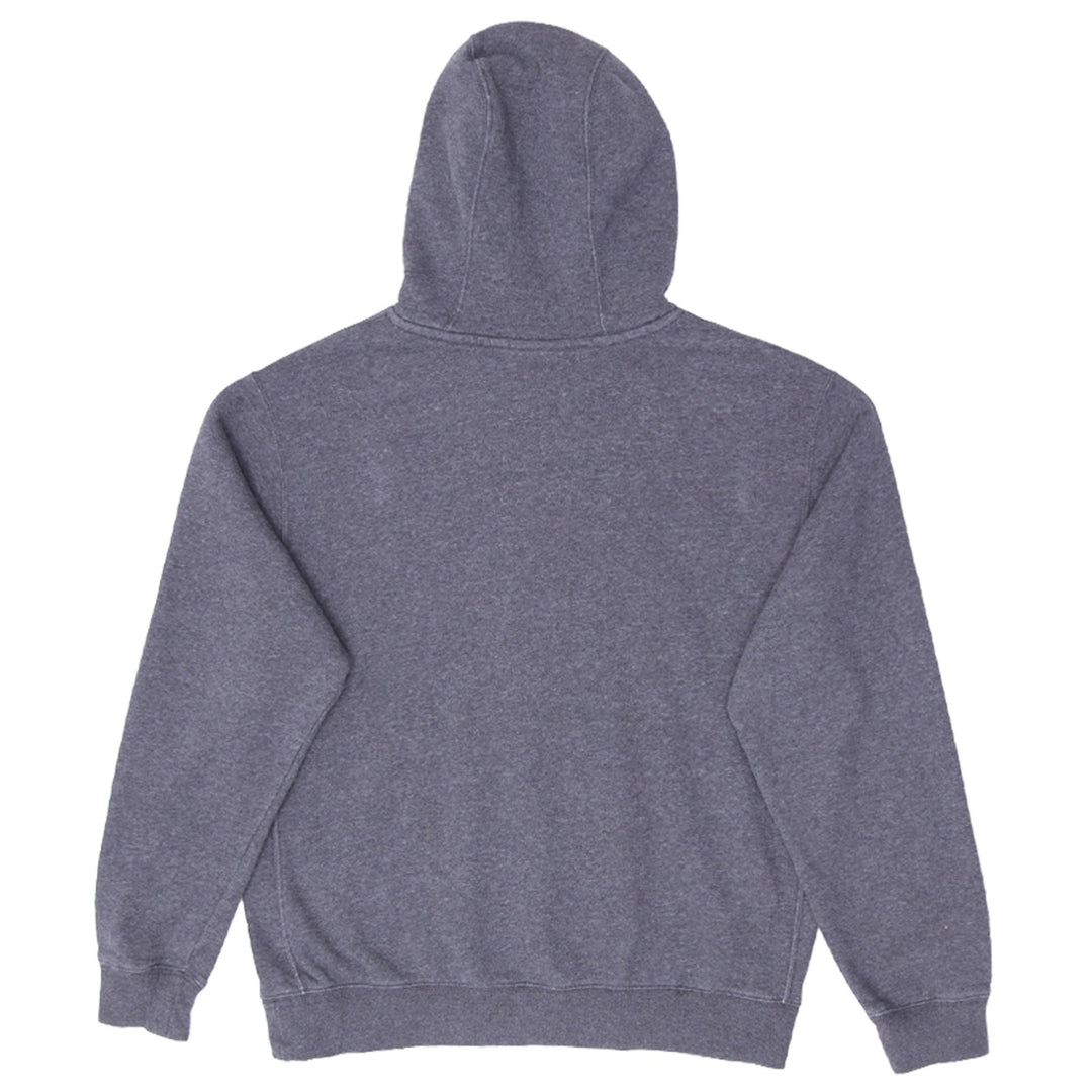 Mens Embroidered Nike Logo Gray Pullover Hoodie