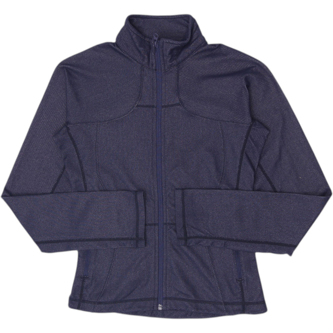 Ladies Lululemon Athletica Forme Heathered Full Zip Track Jacket Size 6