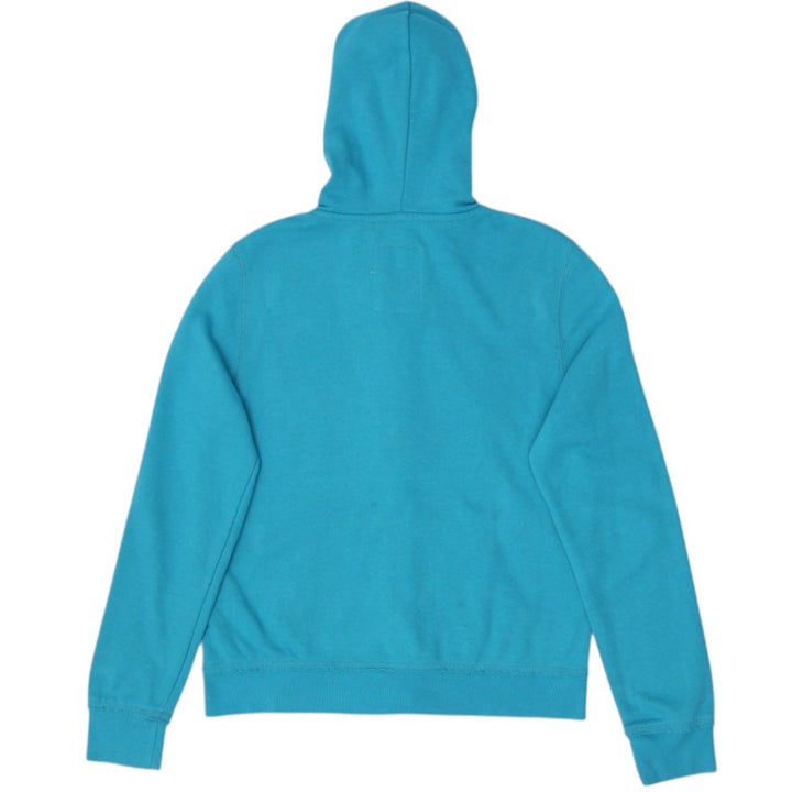 Y2K Ladies Aeropostale Hoodie Teal Blue Full Zip Large