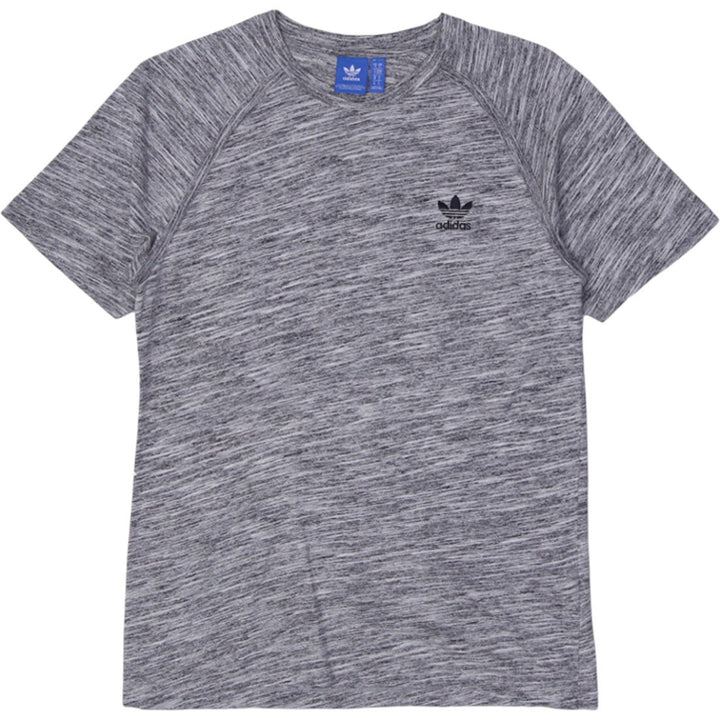 Mens Adidas T-Shirt Gray Short Sleeve Heathered Athletic