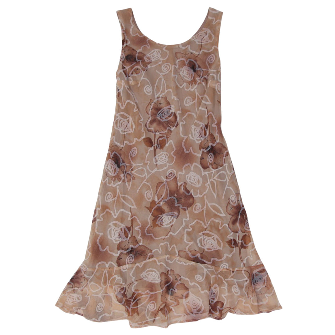 Y2K Ladies Sleeveless Floral Dress