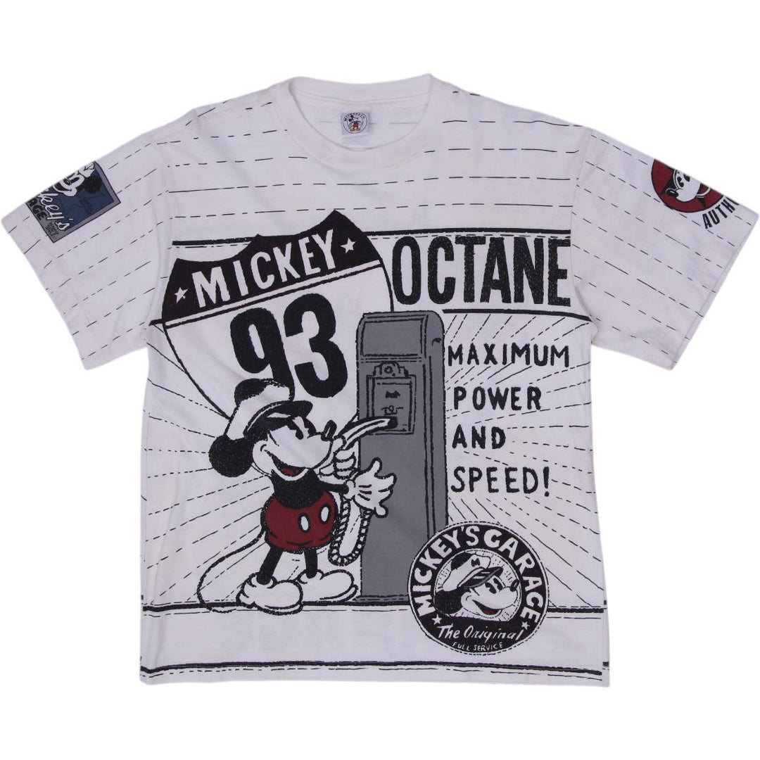 Vintage 90s Disney Mickey Mouse "Octane 93" T-Shirt Size L