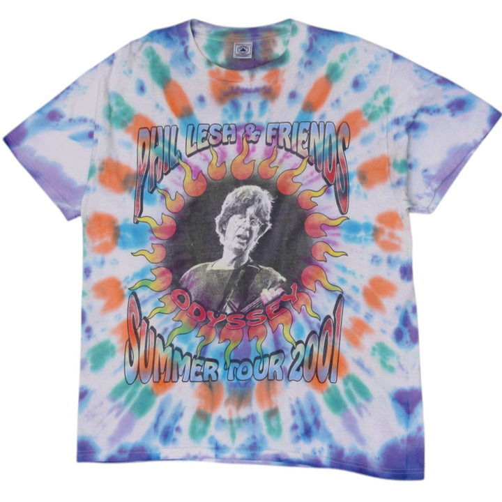Vintage 2001 Phil Lesh And Friends Paradise Summer Tour Tie Dye T-Shirt L | Migration_T-Shirts | Fashion Rerun