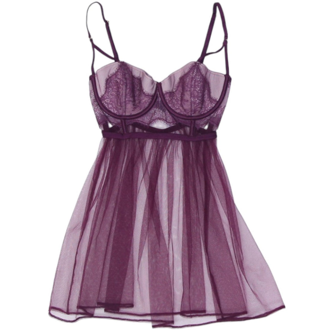 Shop Ladies Victoria's Secret Sheer Babydoll Maroon Lace Lingerie | Fashion Rerun Shop Ladies Victoria's Secret Sheer Babydoll Maroon Lace Lingerie | Fashion Rerun