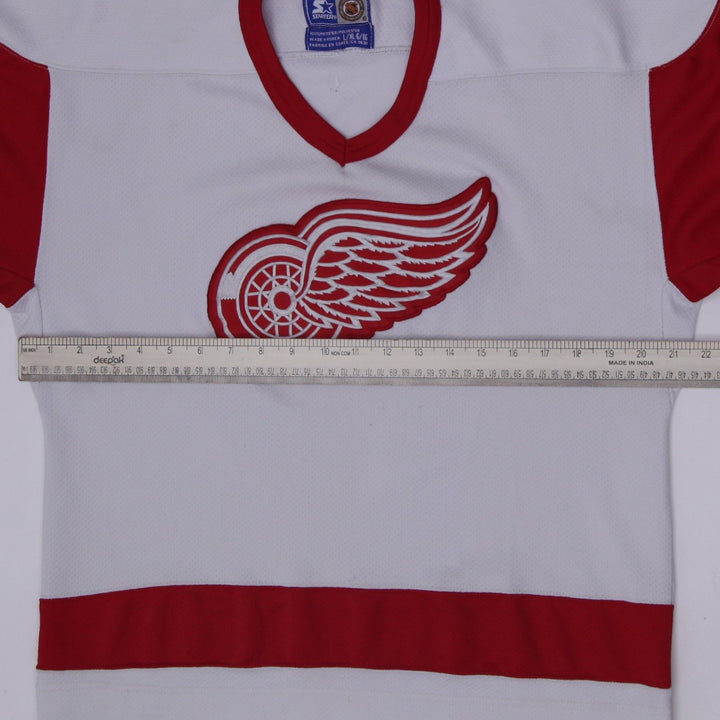 Vintage 90s Starter Detroit Red Wings NHL Hockey Jersey Western Conference L XL
