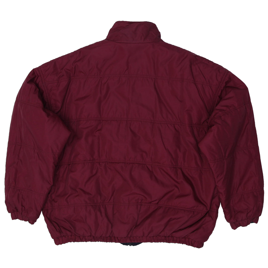 Vintage 90s Nike Swoosh Reversible 90s Black Maroon Jacket