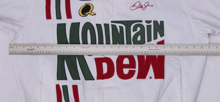 Vintage Chase Authentics Mountain Dew NASCAR Racing Jacket Size XL | Migration_Jackets - View 7 | Fashion Rerun