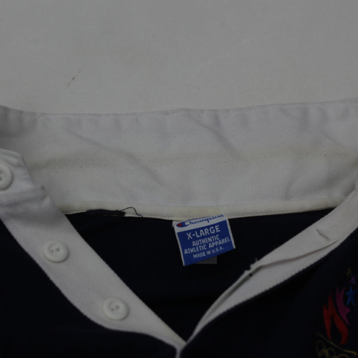 Vintage Champion Atlanta 1996 Olympic Rugby Shirt Made in USA XL - Fashion Rerun Vintage Migration_T-Shirt