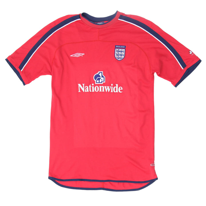 2001-2002 Vintage Umbro Pro Training England Soccer Jersey