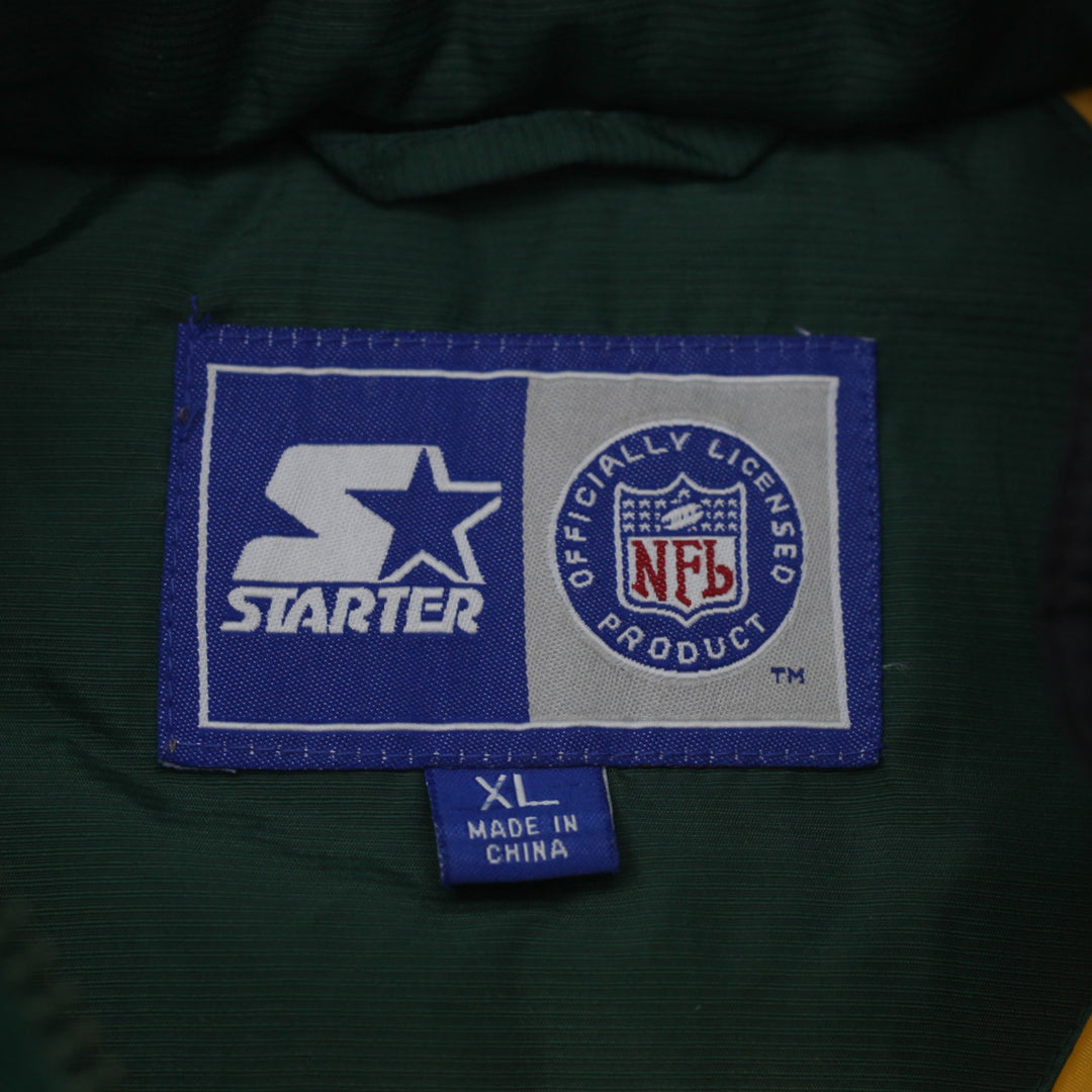 Vintage Starter Green Bay Packers 1/2 Zip Insulated Jacket - Fashion Rerun Vintage Migration_Jacket