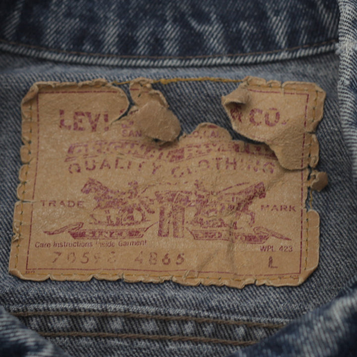 Vintage Levi's Stonewash Denim Jacket - 70582 (1980s-1990s) - Fashion Rerun Vintage Migration_Jacket