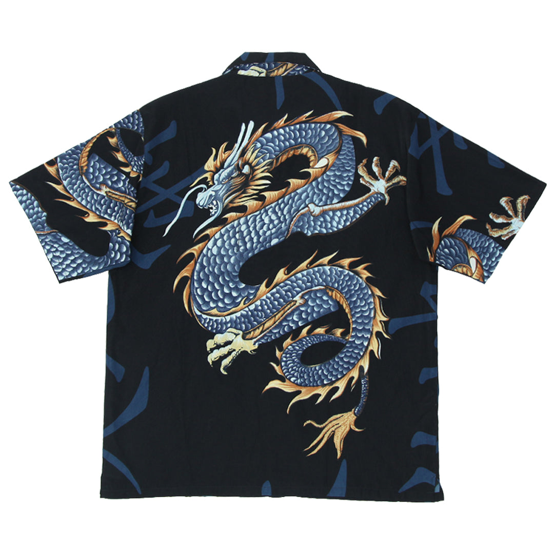 Men Urban Rags Dragon AOP Short Sleeve Shirt - Fashion Rerun Vintage Migration_Shirt