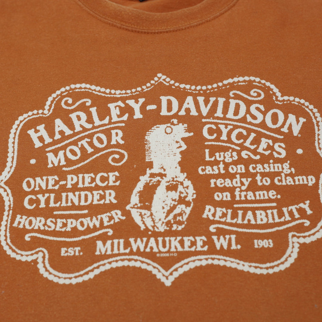 Vintage Harley Davidson Smoky Mountain US Fabric T-Shirt Size M