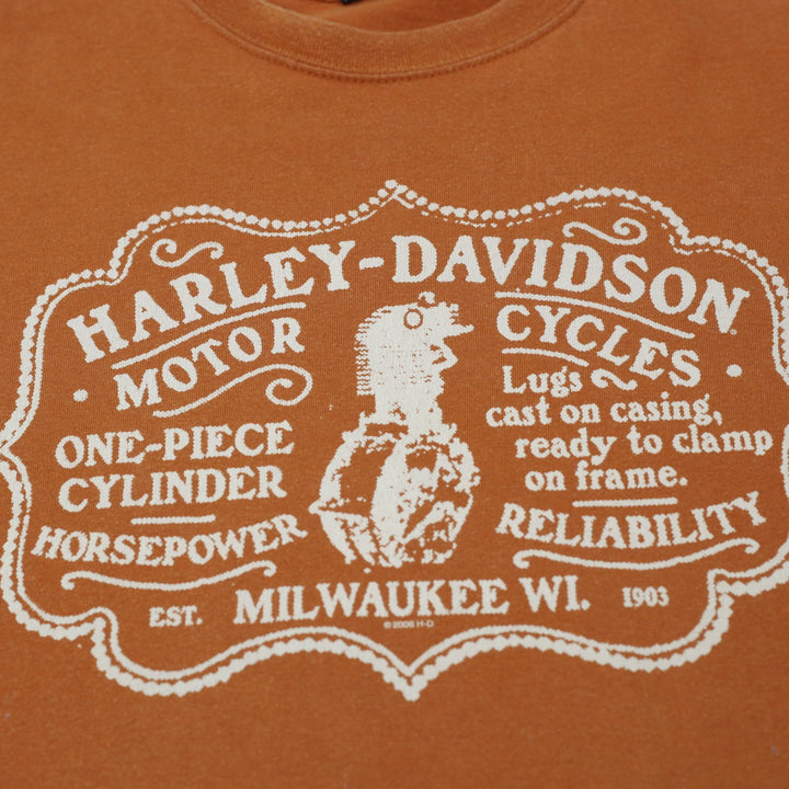 Vintage Harley Davidson Smoky Mountain US Fabric T-Shirt Size M