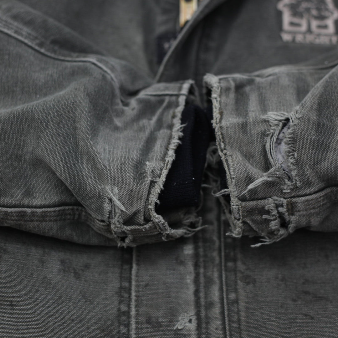 Vintage Carhartt Detroit J22 MOS Arctic Quilt Lined Slightly Distressed Workwear Jacket
