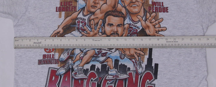 Vintage 90s Delta "Bang Gang" Chicago Bulls Caricature XL Made In USA | Migration_T-Shirts - View 11 | Fashion Rerun