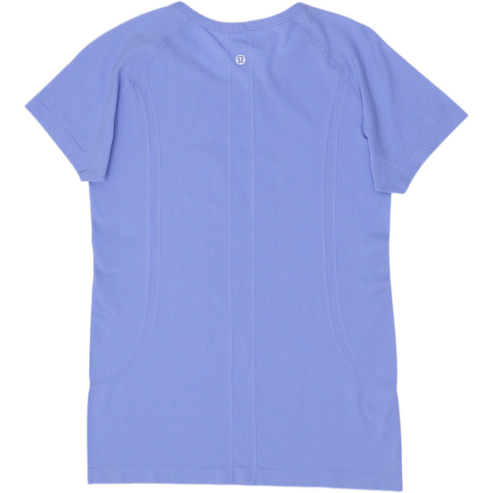 Ladies Lululemon Swiftly Tech Short Sleeve Shirt Periwinkle Blue Size 8