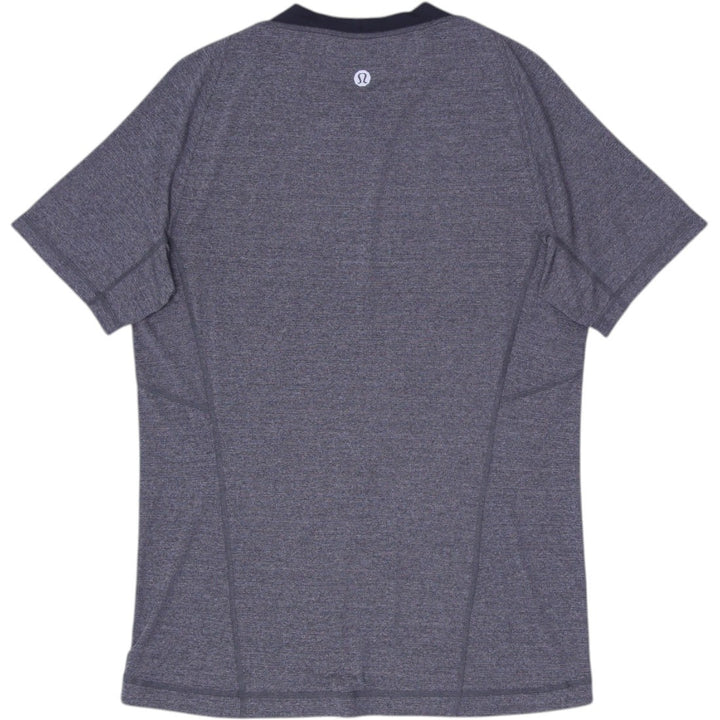 Mens Lululemon Athletic T-Shirt Gray Quick Drying Fitness