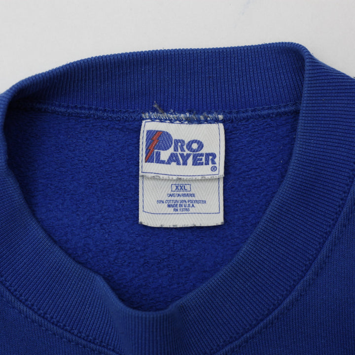 Vintage Pro Player Buffalo Bills Blue Sweatshirt NFL Made In USA XXL