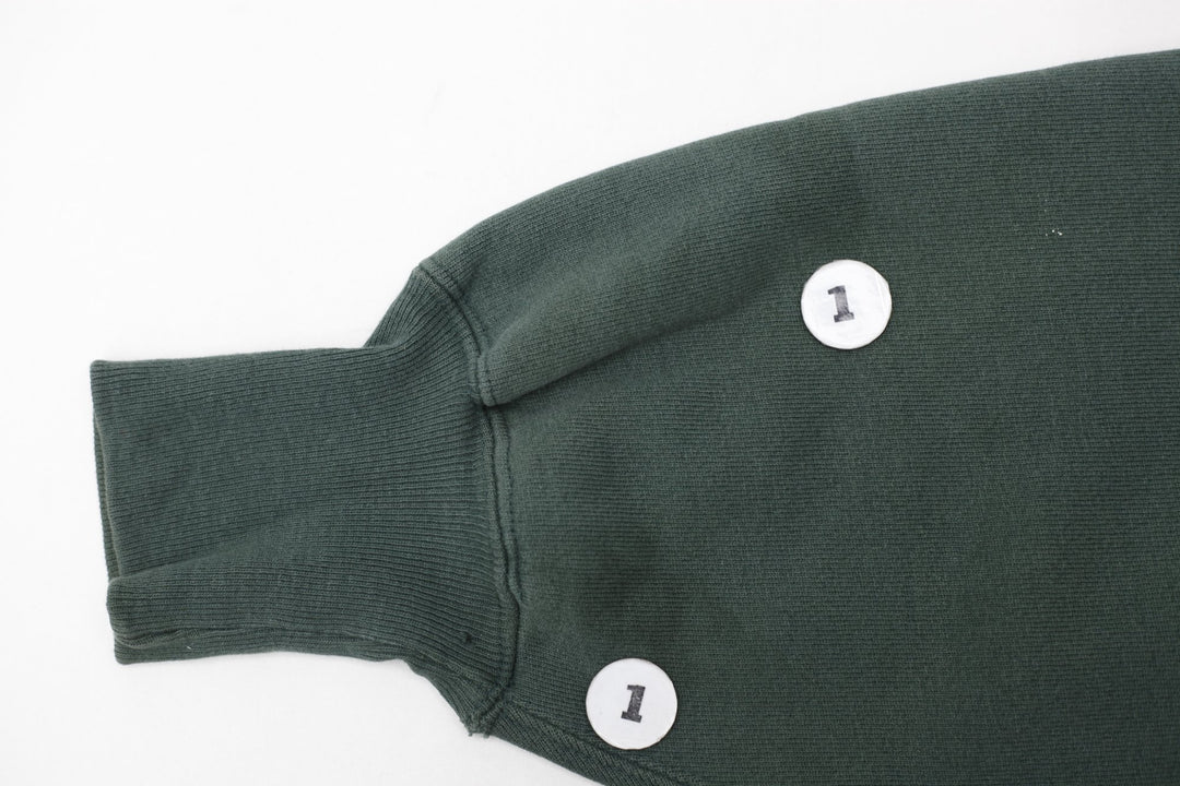 Vintage Mens Champion Reverse Weave Sweatshirt Green Logo | Migration_Sweatshirt - View 6 | Fashion Rerun