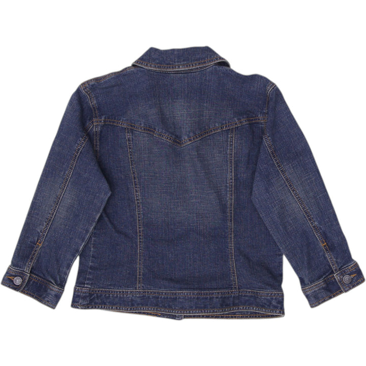 Y2K Ladies LOFT Casual Button Front Denim Jacket Size 4P