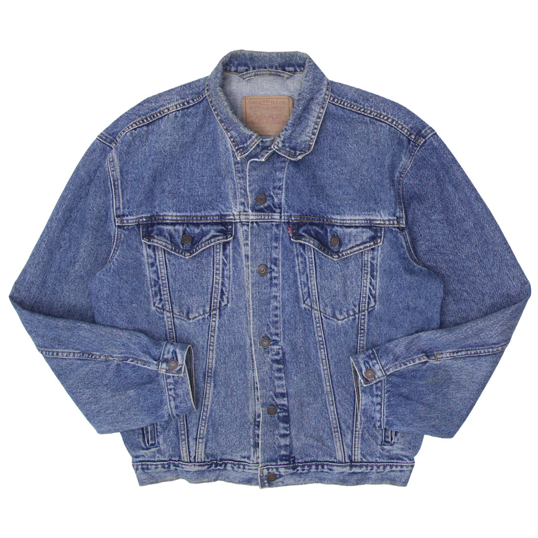 Shop Vintage Levi Strauss # 70507-0389 Denim Trucker Jacket Size L