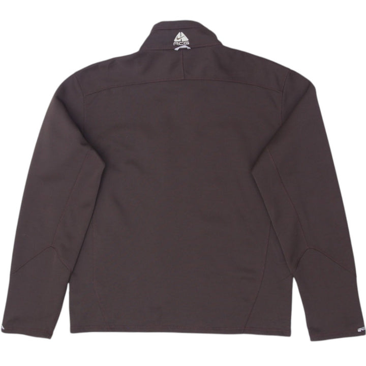 Vintage Mens Nike ACG Jacket Brown Full Zip Therma Fleece Size M | Migration_Jackets - Side View | Fashion Rerun