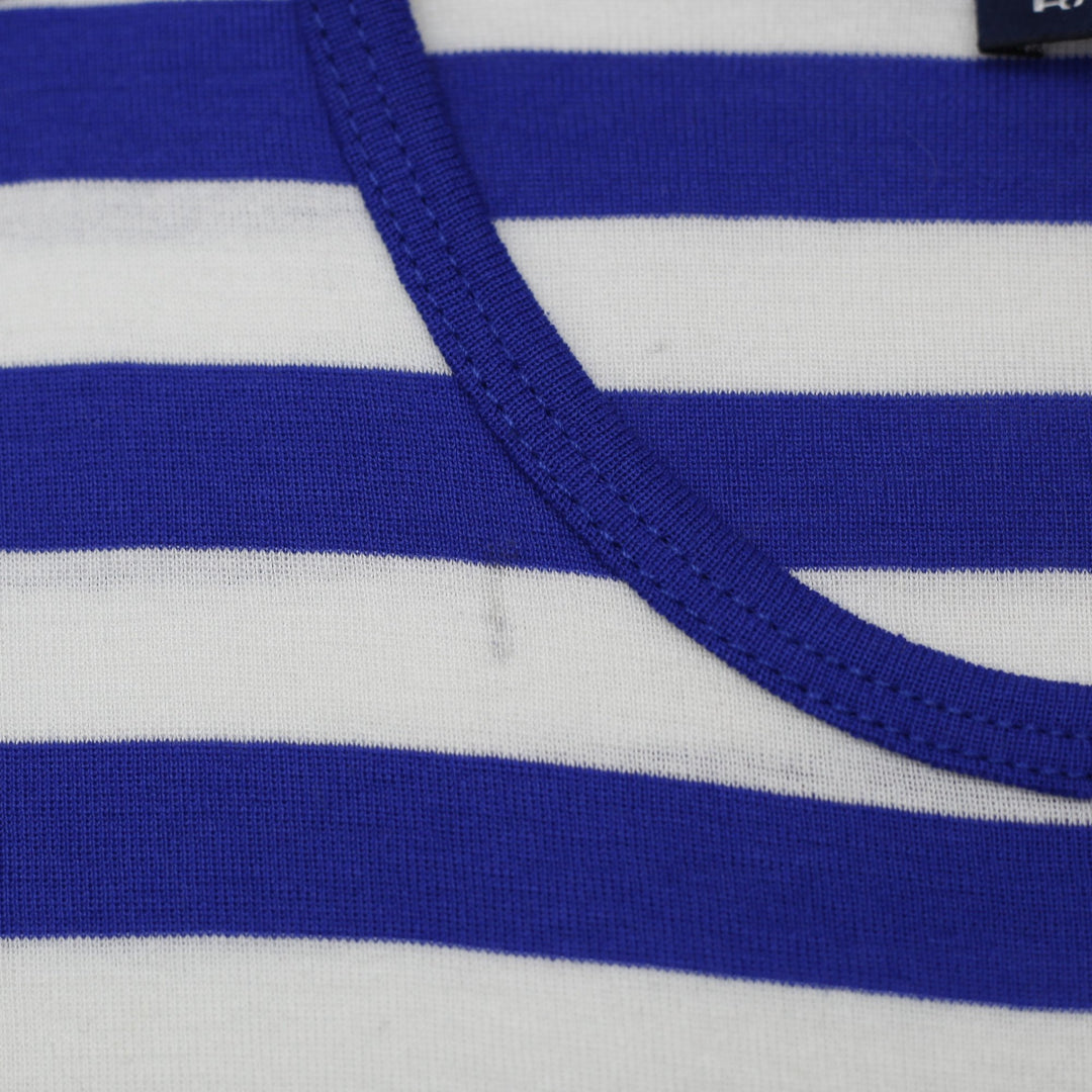 Ladies Ralph Lauren Golf Striped Big Pony T-Shirt Tailored Fit Size S
