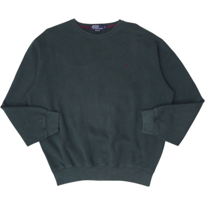 Vintage 1990s Polo by Ralph Lauren Heavyweight Crewneck Sweatshirt Size L