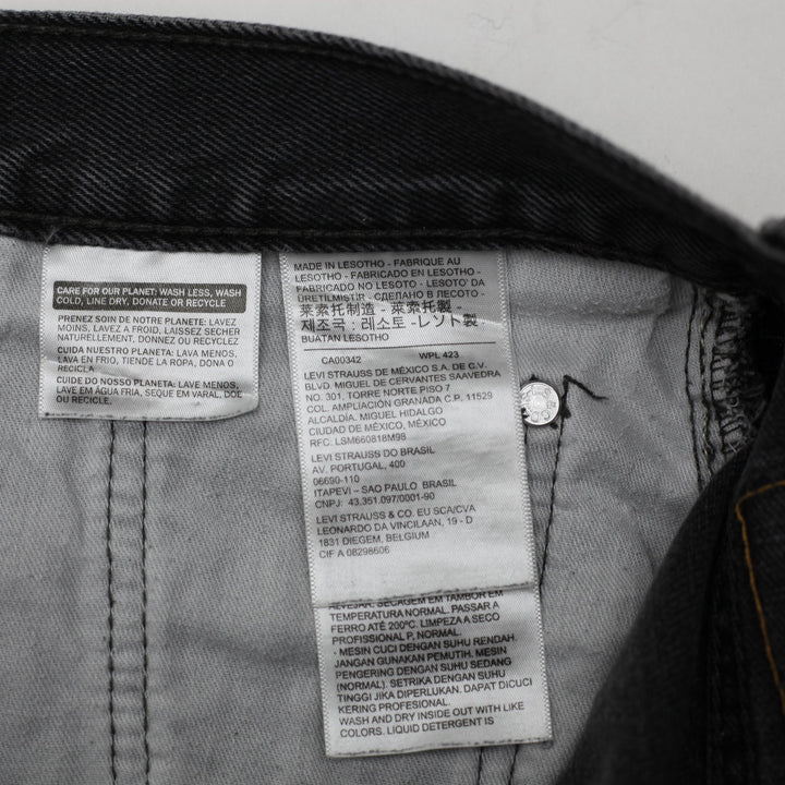 Vintage Levi’s 550 Relaxed Fit Black Denim Jeans Size W33 L32