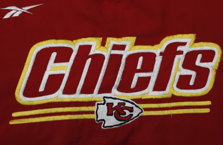 Vintage Reebok Kansas City Chiefs Sideline Quarter Zip Jacket XXL | Migration_Jackets - Detail View | Fashion Rerun