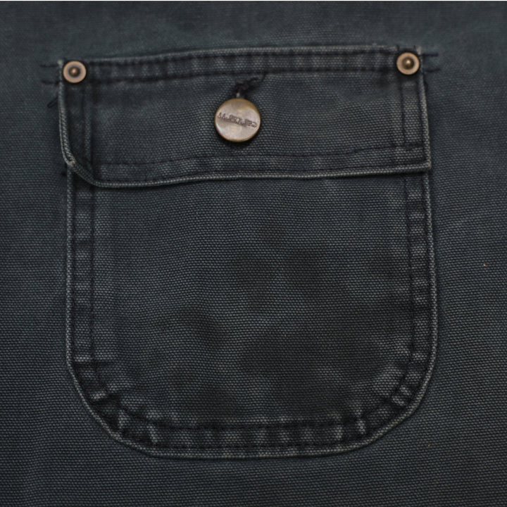Vintage 90s Carhartt Petrol C02 Blanket Lined Canvas Chore Jacket Made in USA