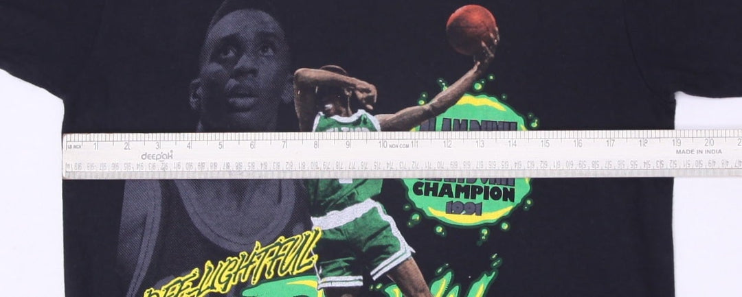 Vintage 1991 Dee Brown Boston Celtics Dunk Contest Salem NBA T Shirt Size M | Migration_T-Shirts - View 8 | Fashion Rerun