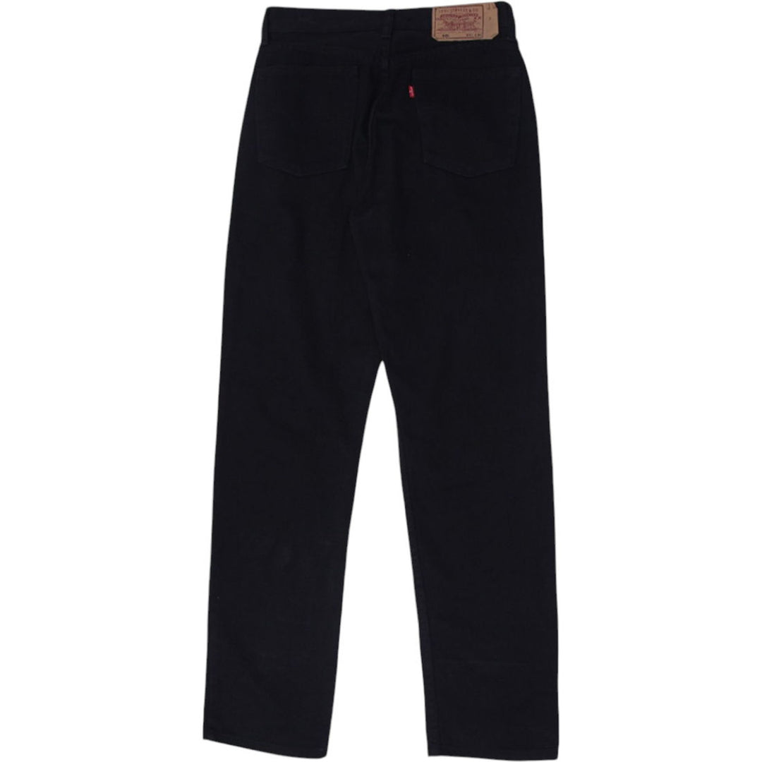 Vintage men’s Levi’s 501 black jeans, straight fit denim with classic style